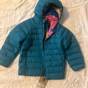 Patagonia Kids Blue Puffer Jacket